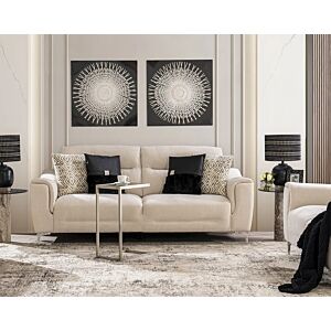 كنبة 2 مقعد صوفان - بيج