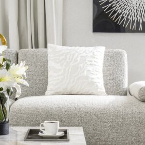 وسادة ديكور مربعة ريكلان - كريمي