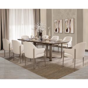 طقم طاولة طعام 8 كراسي بيج كرافت