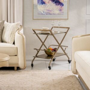 عربة خدمة بافونا - ذهبي