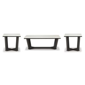 طقم طاولة قهوة فوستيد - ابيض