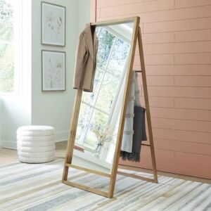 مرآه أرضية ليفانا 170 سم - بني