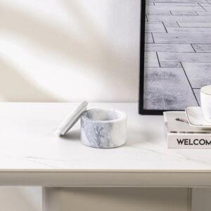 صندوق تنظيم ثيلا حجم صغير - ابيض ورمادي