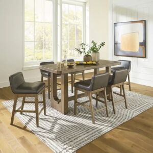 طقم طاولة طعام مرتفعة 6 كراسي كابالين