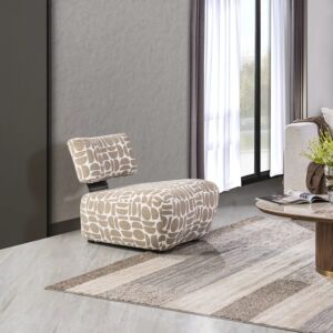 كرسي مفرد مادوار - بني وبيج