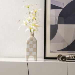 فازة بوننو - بيج ورمادي فاتح