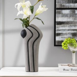 فازة حجم صغير جوزال - رمادي