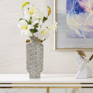 فازة خايا 38 سم - بيج ومتعدد الالوان