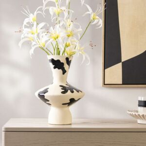 فازة أسورا 36 سم - بيج