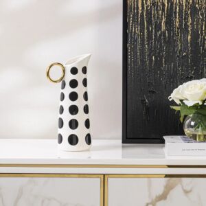 تحفة ابريق ديكور هوراي - ابيض ومتعدد الالوان