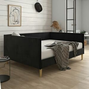 كنبة سرير ابيلا 180×90×80 سم - أسود