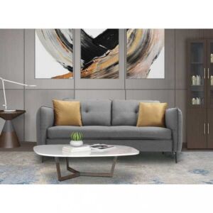 كنبة ثنائية اسلين - رمادي