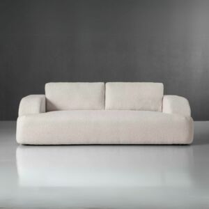 كنبة 3 مقاعد كلوديا - بيج