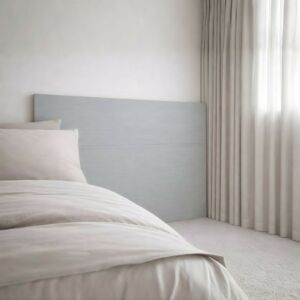 لوح رأس خشبي يانسي 120 سم - رمادي