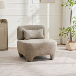 كرسي مفرد مارشا - بيج ومتعدد الالوان