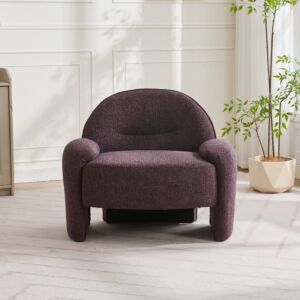 كرسي شايني مفرد - بنفسجي ومتعدد الالوان