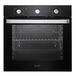 فرن بلت ان كهرباء ايطالي 60 سم 11 وظائف 74 لتر البا - اسود وشفاف