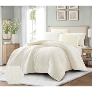 طقم لحاف كينج جاكار 6 قطع - سكري