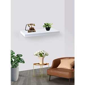 رف جداري ماثيو طول 60 سم لون أبيض