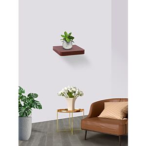 رف جداري يامارسيه طول 25 سم لون بني