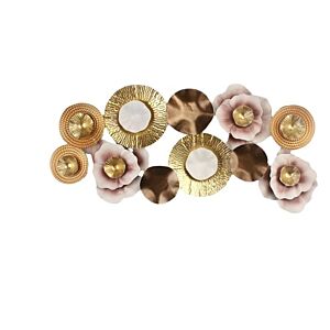 لوحة ديكور جدارية هوريزانغ حديد ثلاثية الأبعاد متعددة الألوان