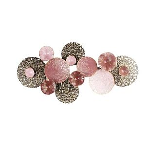 لوحة ديكور جدارية فراميدا حديد ثلاثية الأبعاد متعددة الألوان