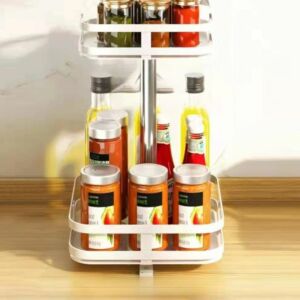 وحدة رفوف تنظيم دورين دوريان لون أبيض