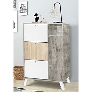 خزانة أحذية خشب ماليزي  متعدد الألوان