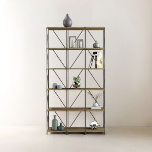 وحدة رفوف اماري خشب ماليزي 6 ادوار  متعددة الإستخدام خشبي 