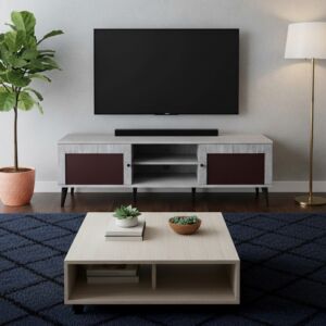 طاولة تلفزيون فيرونا 160سم - رمادي