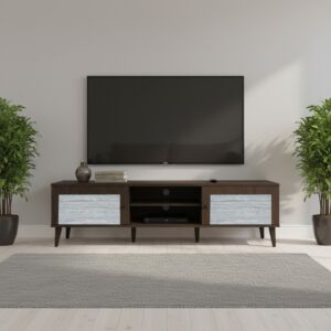 طاولة تلفزيون فيرونا 160 سم - بني