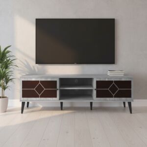 طاولة تلفزيون ستيلا 160سم - رمادي