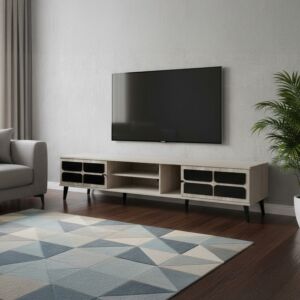 طاولة تلفزيون ميلانو 200 سم - بيج