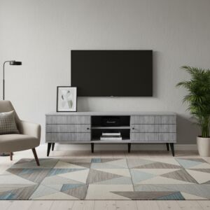 طاولة تلفزيون كابري 160 سم - رمادي