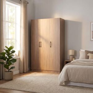 دولاب ملابس 3 ابواب روكيا - بني