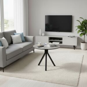 طاولة قهوة بورسلان لوديكا - رمادي