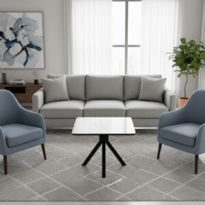 طاولة قهوه بورسلان بلينزا سكاي - ابيض