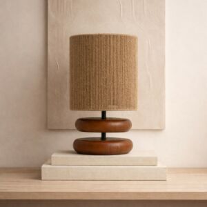 ابجورة طاولة كلارا - بني واسود