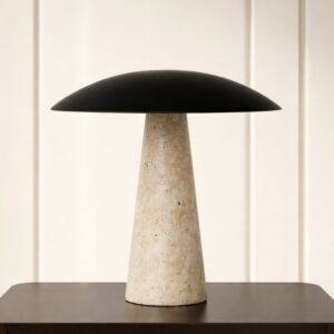 ابجورة طاولة ريناي - اسود وبيج