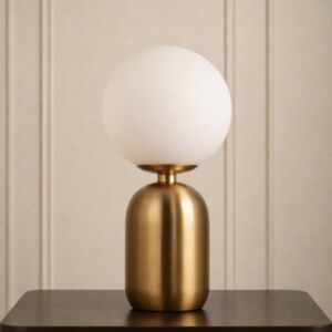 أبجورة طاولة لونا - ذهبي