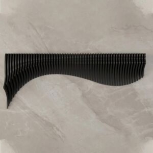 رف ثلاثي الأبعاد فاليكس - اسود