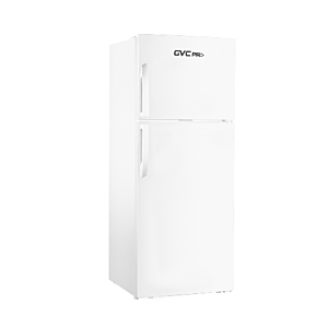 ثلاجة و فريزر علوي جي في سي برو - 331 لتر- أبيض