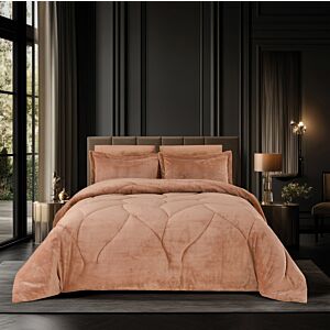 طقم لحاف شتوي سها مفرد ونص - 4 قطع