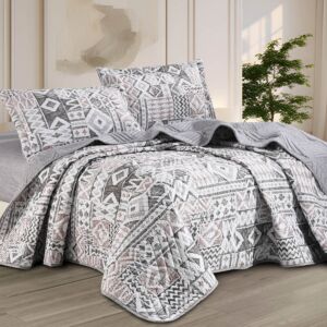 طقم لحاف ديانا صيفي خفيف مضغوط مفرد ونص - 3 قطع - متعدد الالوان