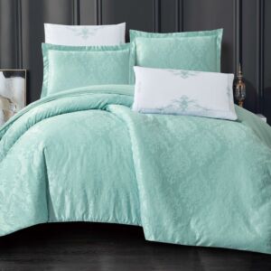 طقم لحاف مزدوج صيفي جولفيتو جاكارد - 6 قطع - تيفاني