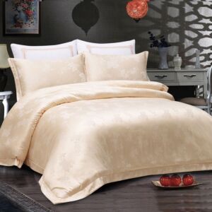 طقم لحاف مزدوج صيفي إيترو جاكارد - 6 قطع - سكري