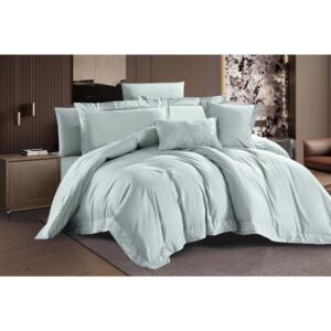 لحاف مزدوج روز ووتر - 9 قطع - تركواز