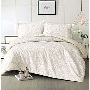 لحاف مزدوج تفاؤل - كريمي