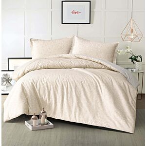 لحاف مزدوج تفاؤل - بيج فاتح