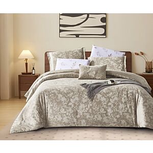 طقم لحاف راما شتوي مفرد ونص 4 قطع 230x170 سم - بيج